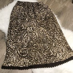 Style & Co lined skirt
